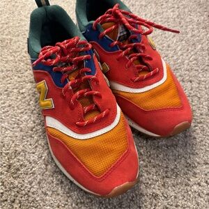 New Balance 997H Sneakers - Red, Orange, Green and Blue